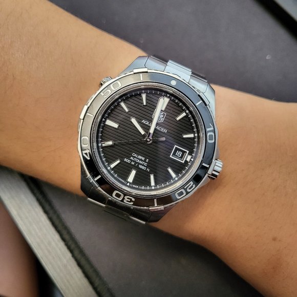 Tag Heuer Aquaracer 500 Black Calibre 5 Automatic - Picture 1 of 3